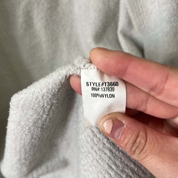 Altar’d State Light Grey Hooded Open Front Cardigan Size M/L - Picture 6 of 8